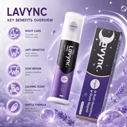 LAVYNO Day & Night Toothpaste Duo