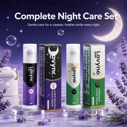LAVYNO Day & Night Toothpaste Duo